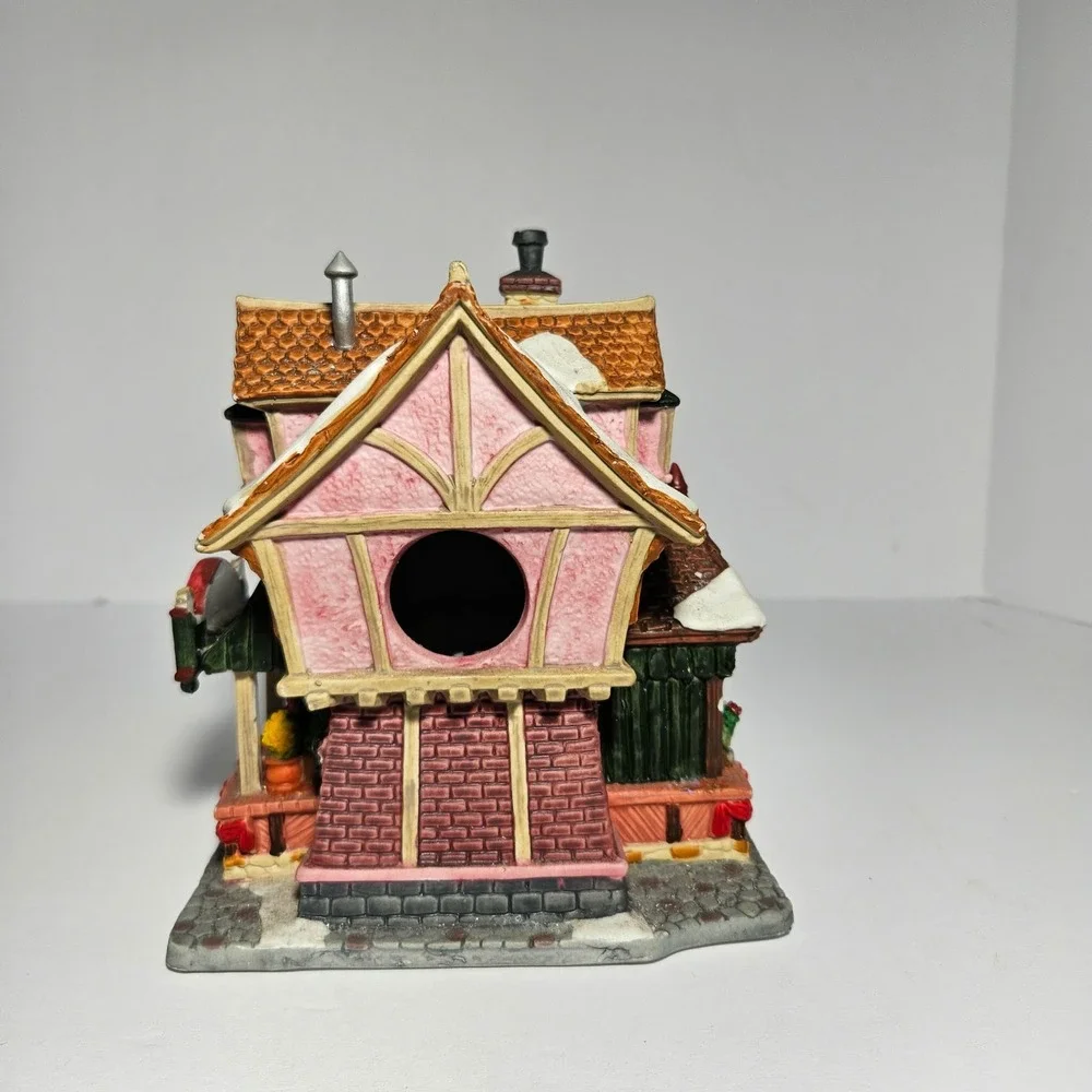 Lemax Coventry Cove 2003 Charlotte's Flower Shop Porcelain Lighted House Village